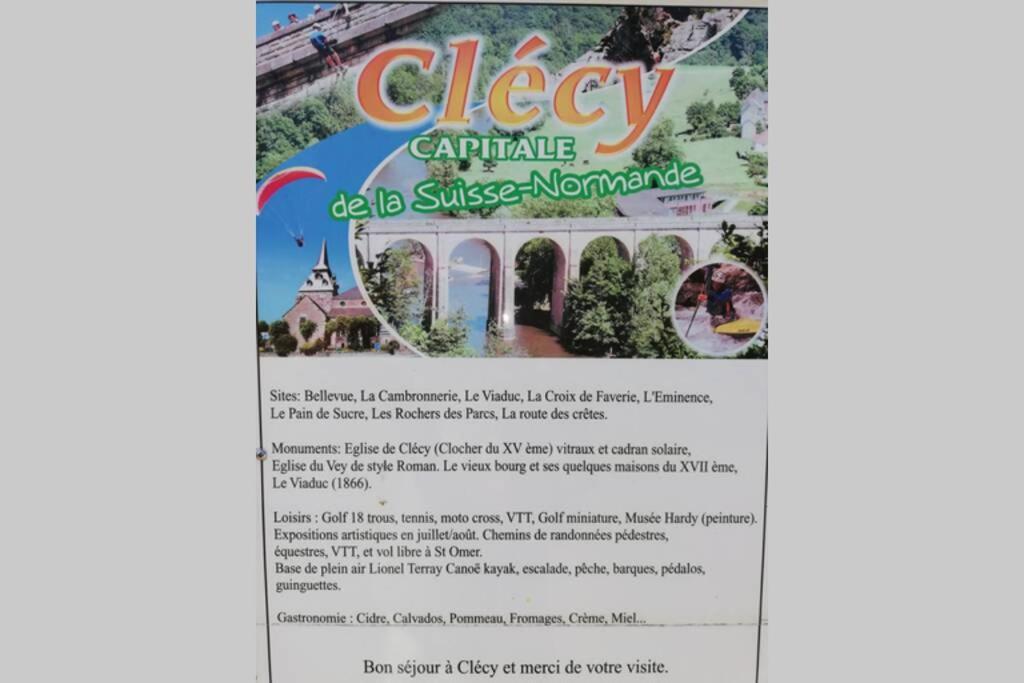 Clécy La Maison Reseau Cycle Et Gites מראה חיצוני תמונה