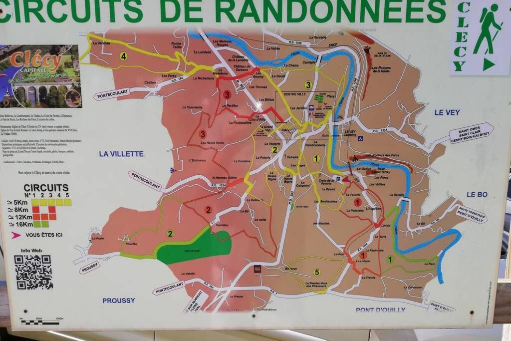 Clécy La Maison Reseau Cycle Et Gites מראה חיצוני תמונה
